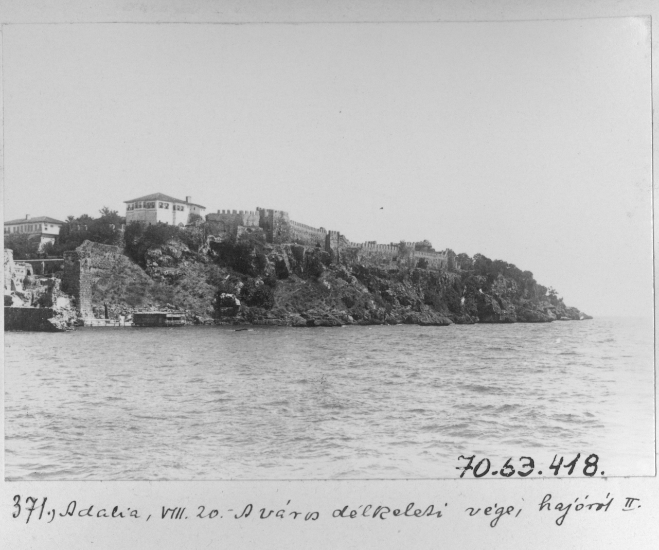 Antalya Şehir Surları / 1914