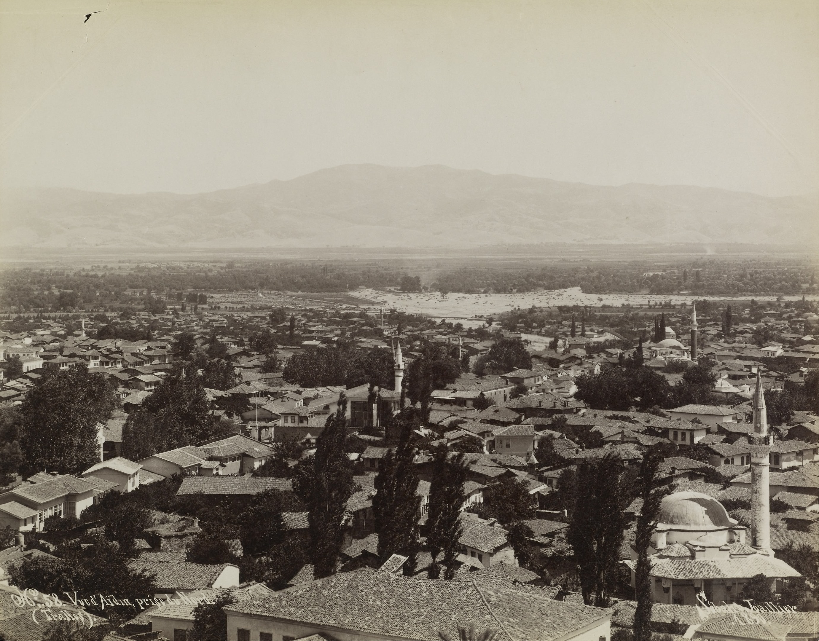 Aydın'ın Kuzeyden Görünümü / Sébah ve Joaillier Fotoğrafı / 1890'lar