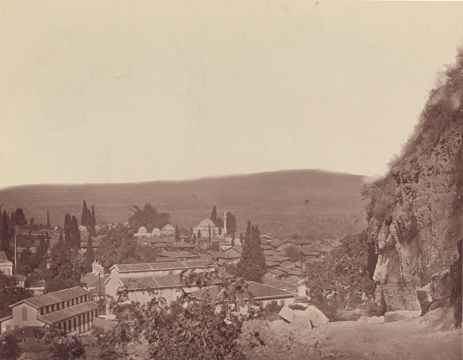 Bursa / 1862 / Alfred de Moustier Fotoğrafı