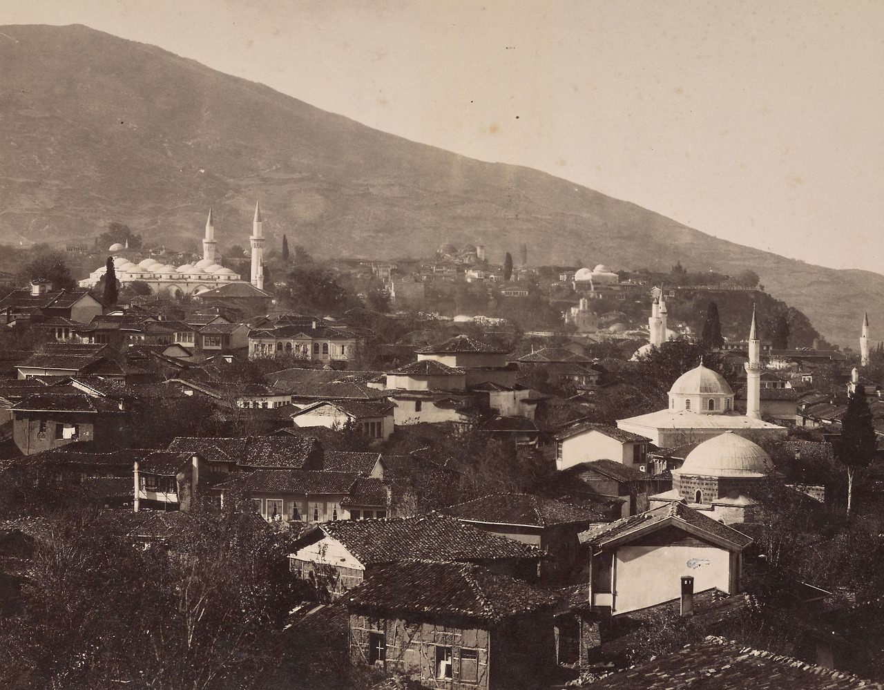 Bursa Genel Görünümü / Abdullah Fréres Fotoğrafı / 1870′ler