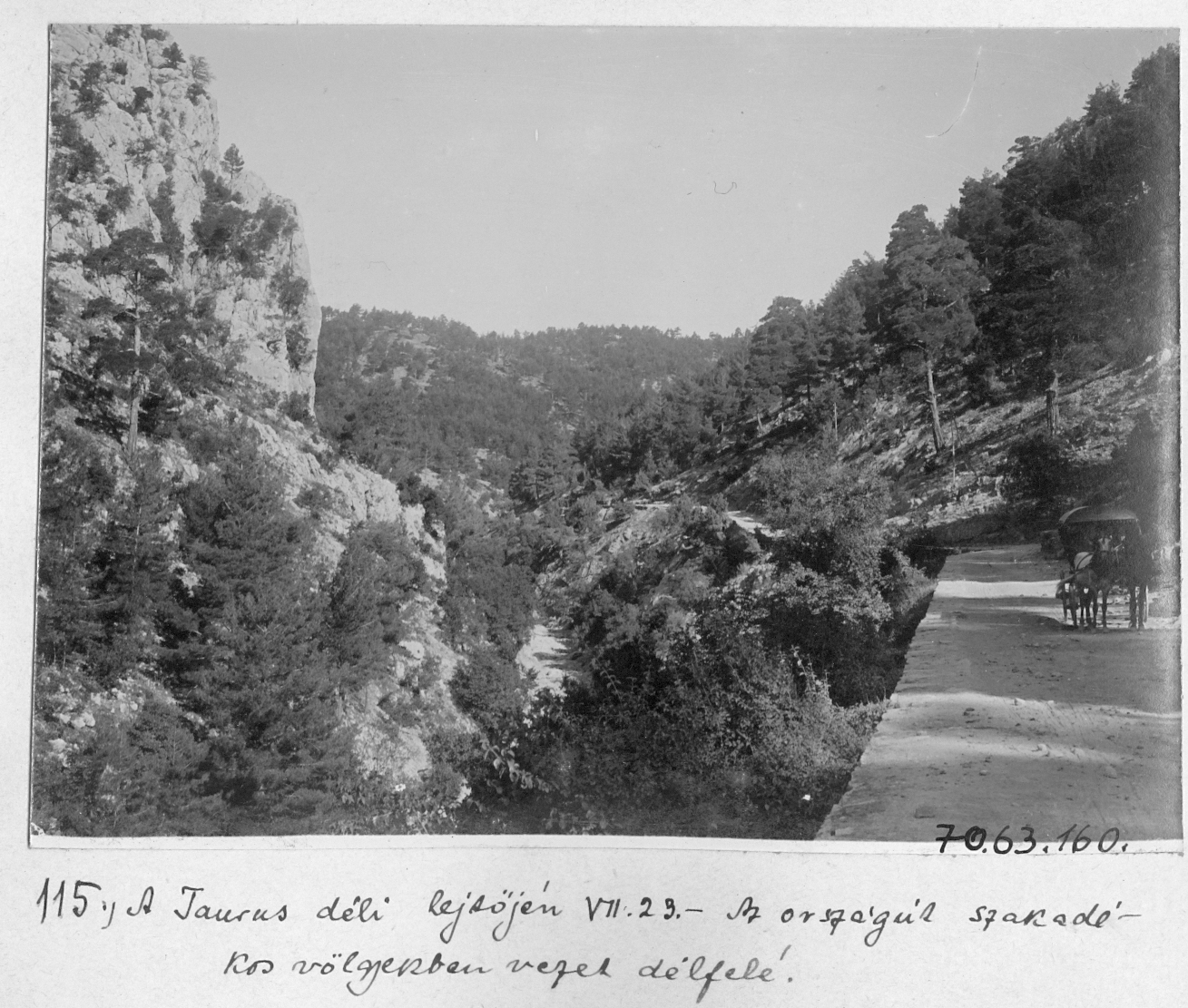 Gülek Boğazı Güneye İniş / 1914