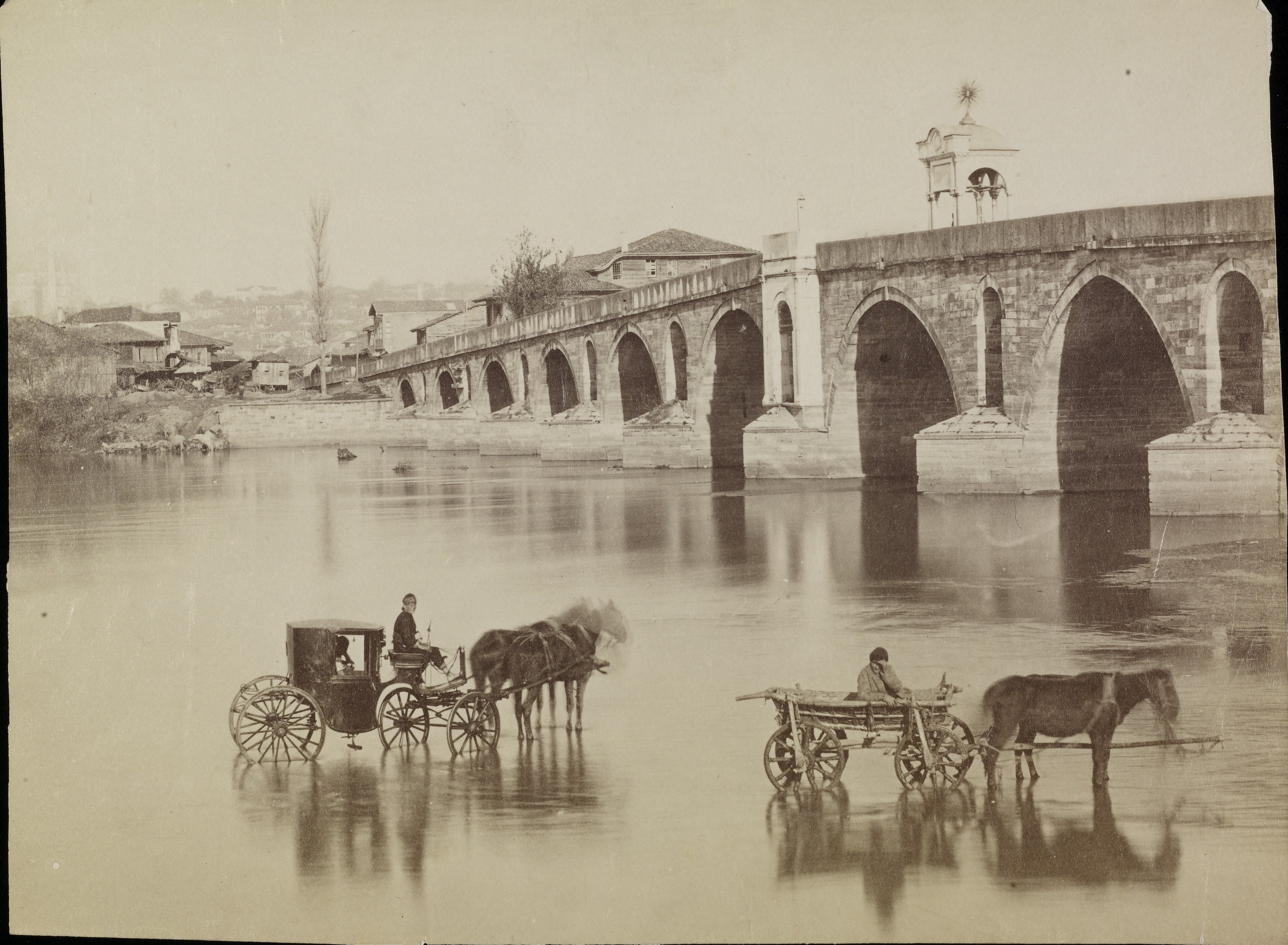 Meriç Köprüsü, Edirne / 19. Yüzyıl