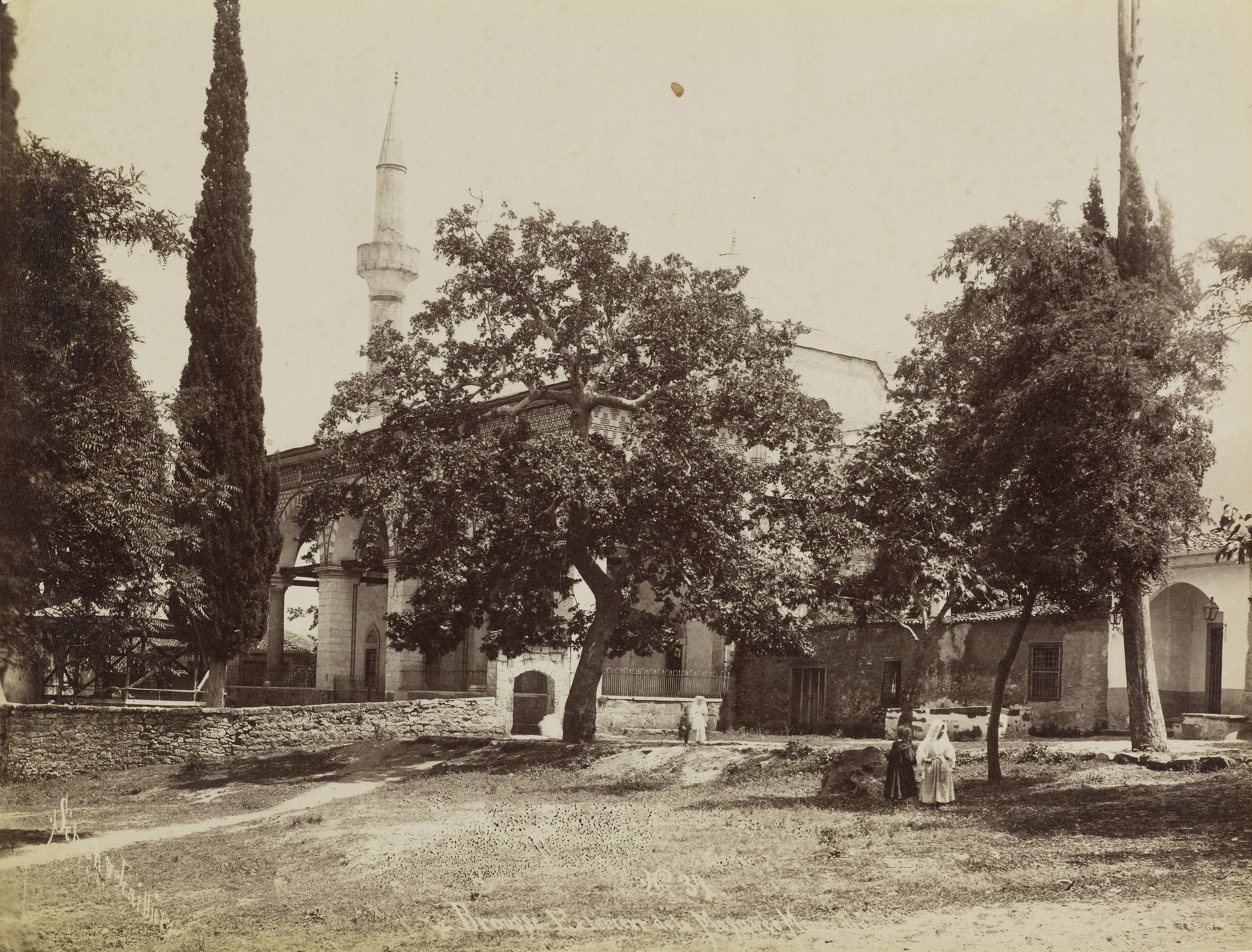 Muradiye Camii, Bursa / Sébah ve Joaillier Fotoğrafı / 1890'lar