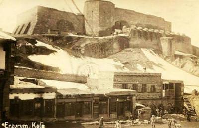 1890′larda Erzurum Kalesi