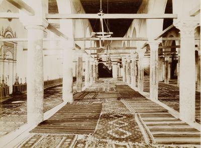 Alaaddin Camii İç Görünümü, Konya / Garabed Solakian Fotoğrafı / 1890'lar