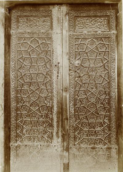 Hakim Bey Camii Kapısı, Konya / Garabed Solakian Fotoğrafı / 1890'lar