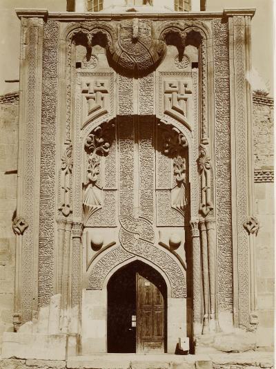 İnce Minare Camii Kapısı,  Konya / Garabed Solakian Fotoğrafı / 1890'lar