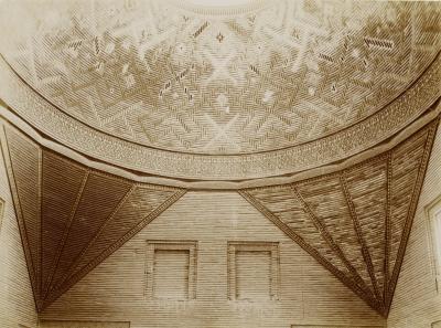 İnce Minare Camii'nde Kubbe,  Konya / Garabed Solakian Fotoğrafı / 1890'lar