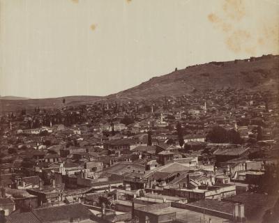 İzmir Genel Görünümü / Alphonse Rubellin Fotoğrafı / 1870'ler