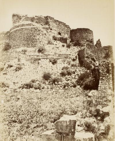 Toprakkale Kalesi Güneybatı'dan Görünümü / Osmaniye / 1874 