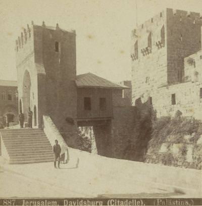 Davud Kulesi, Kudüs, Filistin / 1905