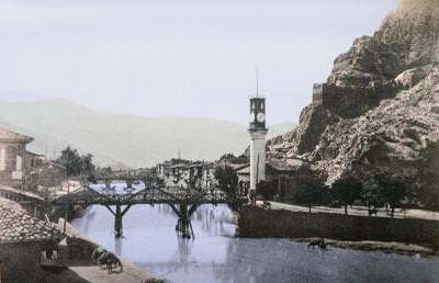 The town of Amasya and the Yeşilırmak River (Iris) that runs through it (Source: Lord Warkworth, Notes from a diary in Asiatic Turkey, London, 1898)