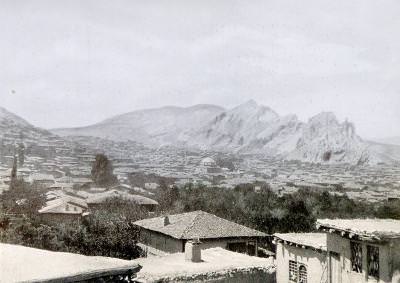 The town of Tokat/Eudocia seen from the east (Source: John G. C. Anderson, A journey of exploration in Pontus, Bruxelles, 1903)